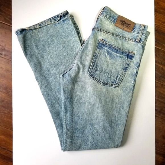 Mossimo Supply Co. Blue Jeans Men's 30x 32 Boot Cut (32x31) - Read all notes! - Picture 4 of 11